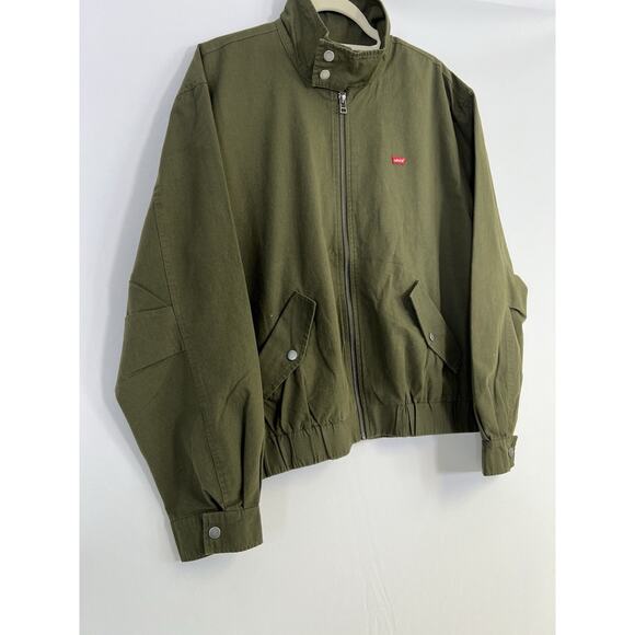 Levi’s Men’s Utility Jacket Olive Green Zip Front Size M New With Tags - Picture 3 of 13